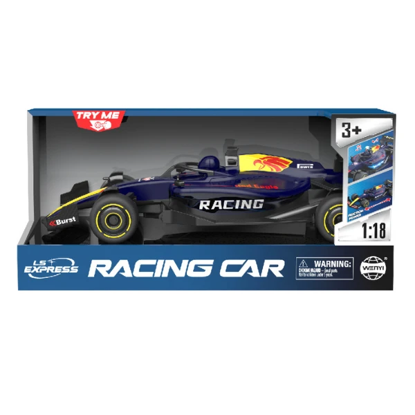 1:18 mașină de curse f1 cu inerție , (lumină/sunet) 3