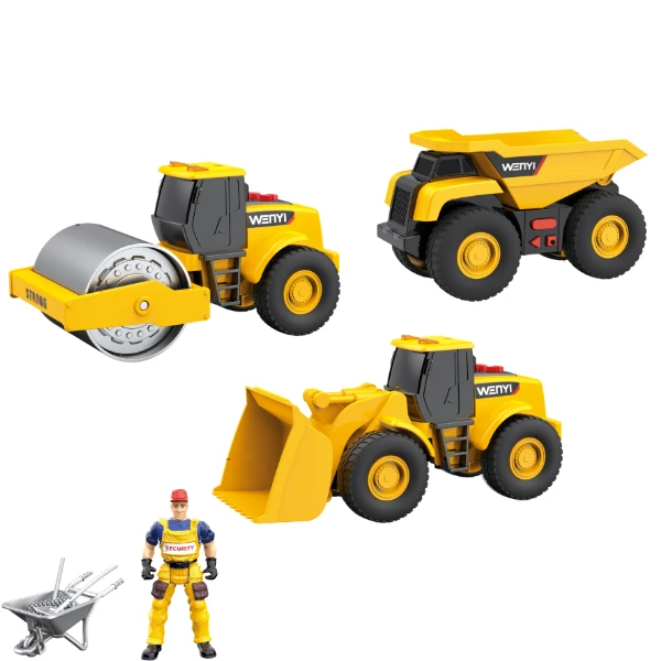 1:32 set utilaje de construcții cu fricțiune (lumini /sunete) 2