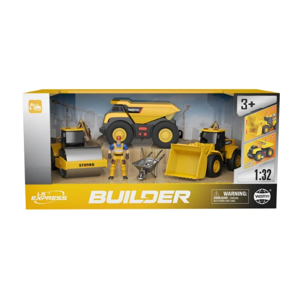 1:32 set utilaje de construcții cu fricțiune (lumini /sunete) 3