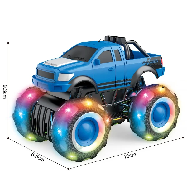 1:32 monster truck cu inerție (lumină/sunet), albastru 4