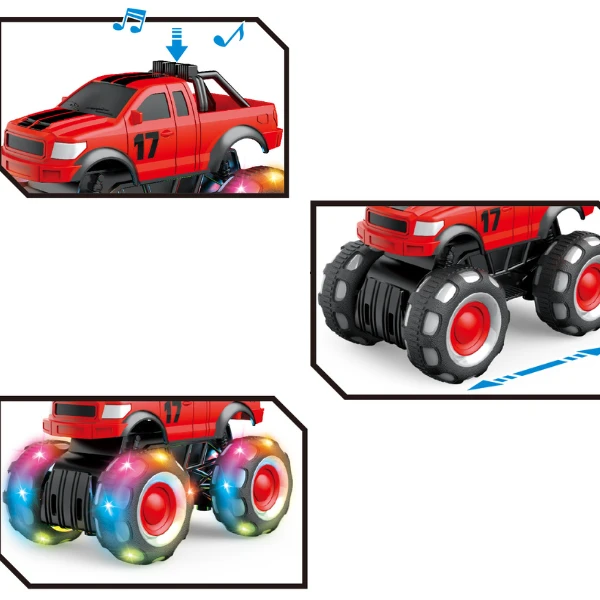 1:32 monster truck cu inerție (lumină/sunet) 5