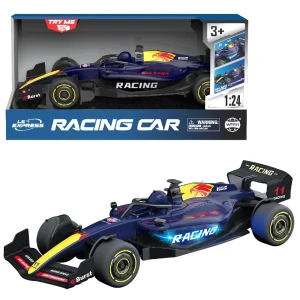 1:18 mașină de curse f1 cu mecanism pull-back , (lumină/sunet), albastră