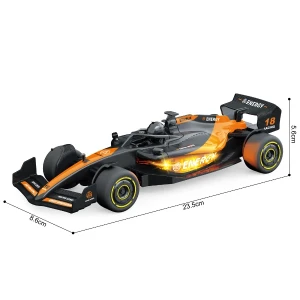 1:18 mașină de curse f1 cu mecanism pull-back , (lumină/sunet) Thumbnail 4