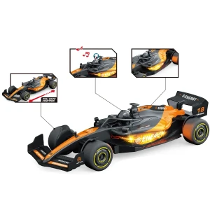 1:18 mașină de curse f1 cu mecanism pull-back , (lumină/sunet) Thumbnail 5