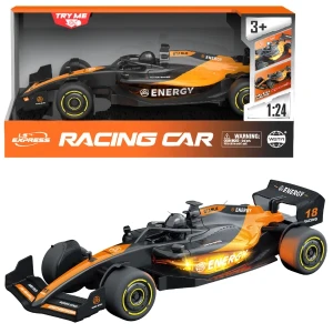 1:18 mașină de curse f1 cu mecanism pull-back , (lumină/sunet)