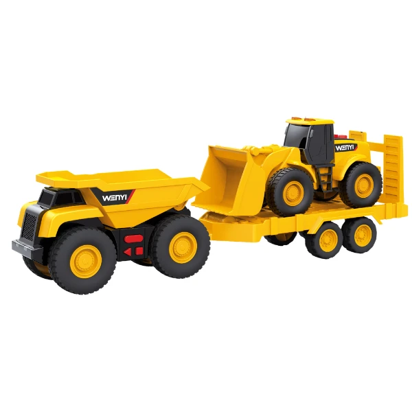 1:32 basculantă cu cilindru compactor cu fricțiune (lumini /sunete) 2