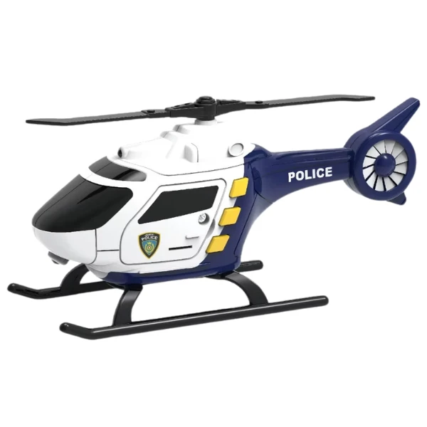 1:32 set vehicule de poliție cu fricțiune (lumini / sunete) 4