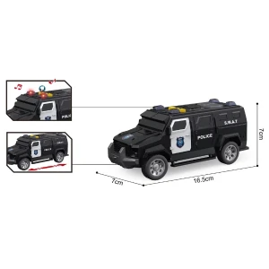 1:32 set vehicule de poliție cu fricțiune (lumini / sunete) Thumbnail 8