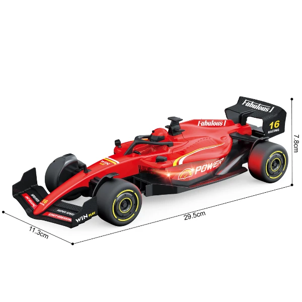 1:18 mașină de curse f1 cu inerție , (lumină/sunet) 5