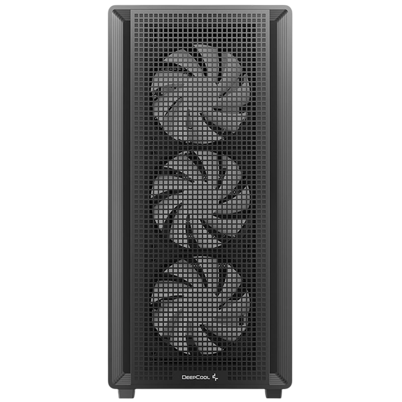Компьютерный корпус deepcool cc550 4f, midi-tower, без блока питания 12
