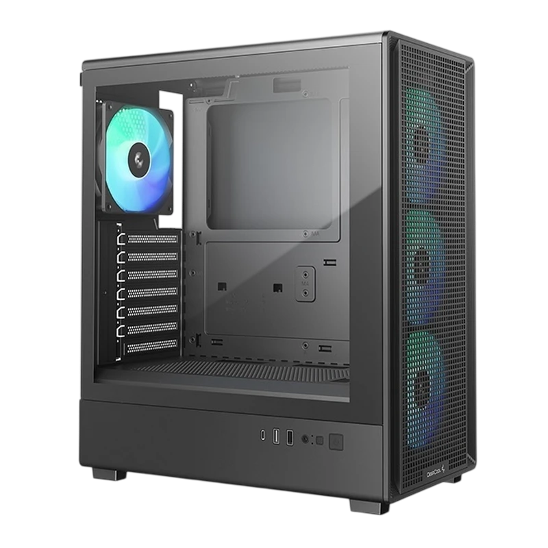 Компьютерный корпус deepcool cc550 4f, midi-tower, без блока питания 7