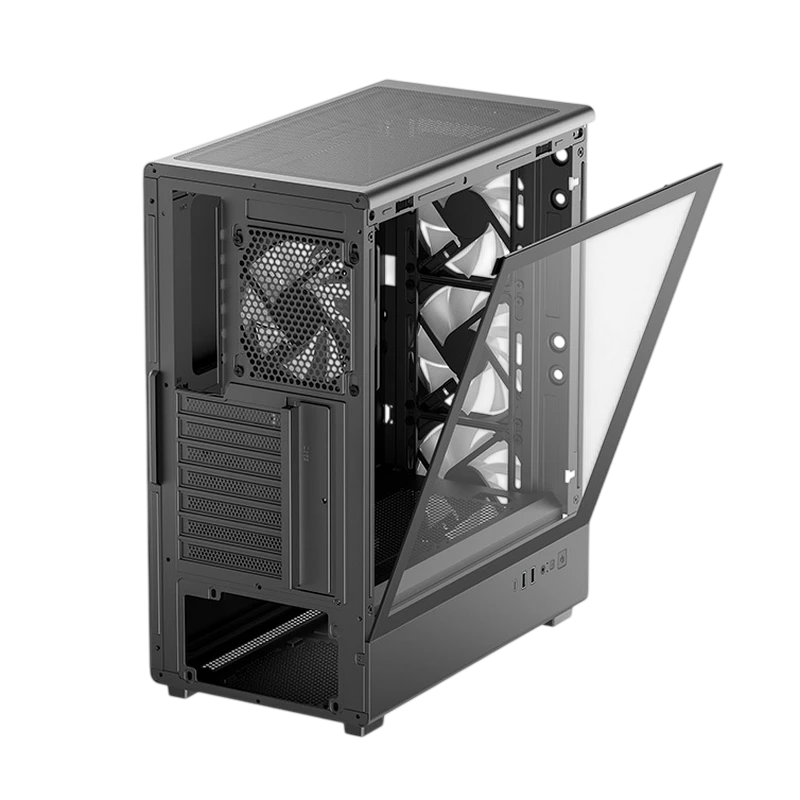 Компьютерный корпус deepcool cc550 4f, midi-tower, без блока питания 2