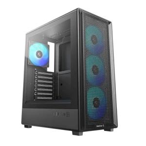 Компьютерный корпус deepcool cc550 4f, midi-tower, без блока питания