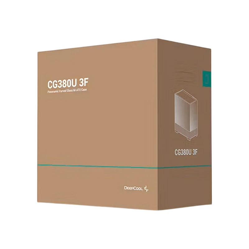 Carcasă pc deepcool cg380u 3f, micro-atx, fără psu, negru 2