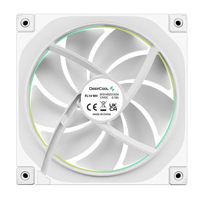 Ventilator pc deepcool fl14 wh, 140 mm 6