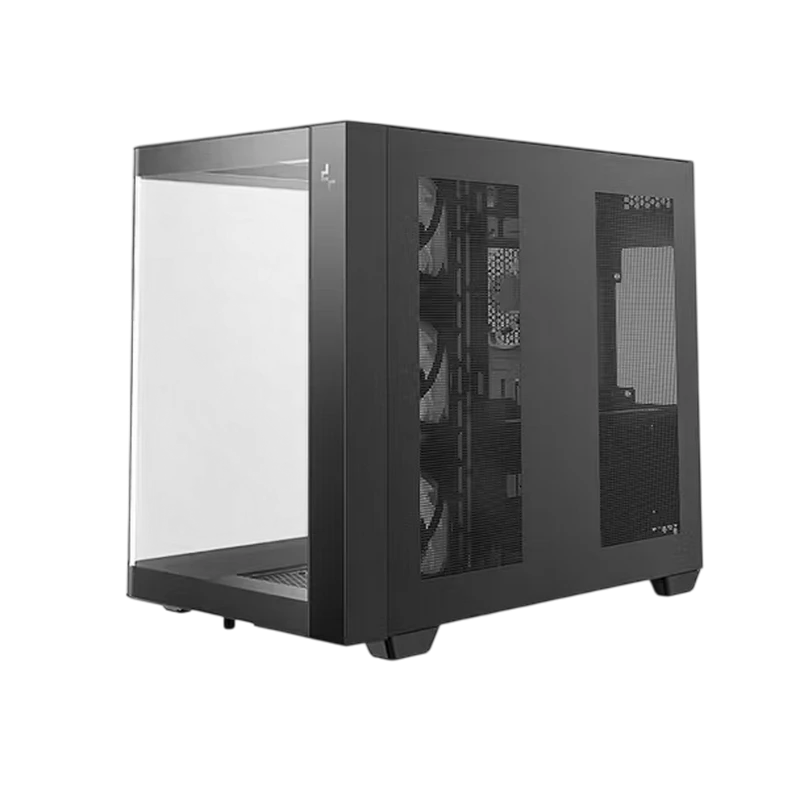 Carcasă pc deepcool cg530u 4f, midi-tower, fără psu, negru 5
