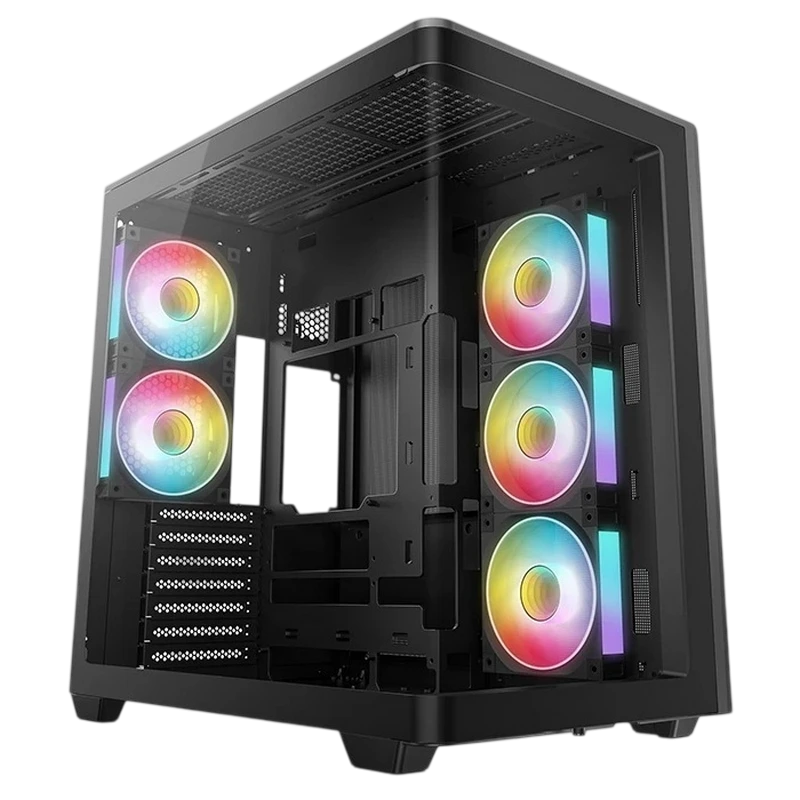 Carcasă pc deepcool cg590u 5f, midi-tower, fără psu, negru 3