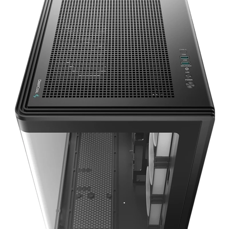 Carcasă pc deepcool cg590u 5f, midi-tower, fără psu, negru 6