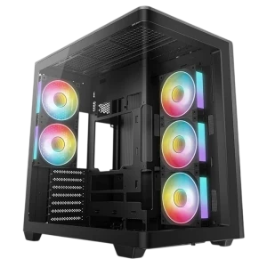 Carcasă pc deepcool cg590u 5f, midi-tower, fără psu, negru Thumbnail 3