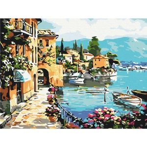 Картина по номерам 30*40 см (без упаковки) -  летняя набережная Thumbnail 7