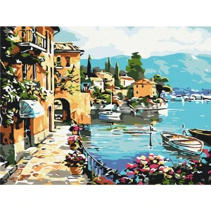 Pictură pe numere 30*40 сm (fără cutie) – faleza de vară Thumbnail 6