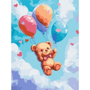 Pictură pe numere 30*40 сm (fără cutie) – bilele vesele Thumbnail 4