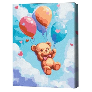 Pictură pe numere 30*40 сm (fără cutie) – bilele vesele