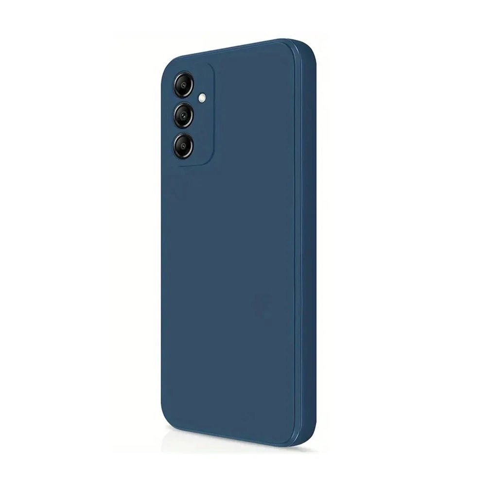 Helmet case liquid silicone samsung a05s, blue 2