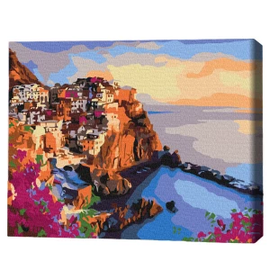 Pictură pe numere 30*40 сm (fără cutie) – culorile strălucitoare ale siciliei Thumbnail 2
