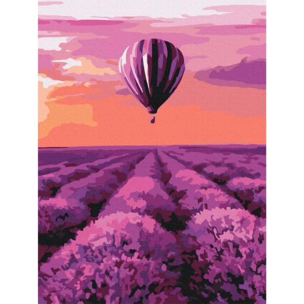 Pictură pe numere 30*40 сm (fără cutie) – un balon cu aer cald în provence 3