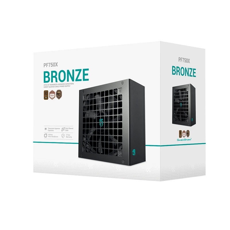 Блок питания для компьютеров deepcool gamerstorm pf750x, 750вт, atx, немодульный 3