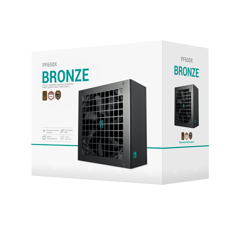 Sursă alimentare pc deepcool gamerstorm pf650x, 650w, atx, nemodular 5