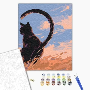 Pictură pe numere 30*40 сm (fără cutie) – sufletul meu pereche 2 Thumbnail 2