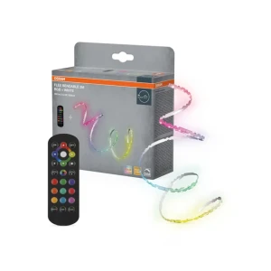 Светодиодная лента с пультом neon flex 10 вт 220 - 240 в 5 м 3000 k 1100 лм usb type c ip20 osram