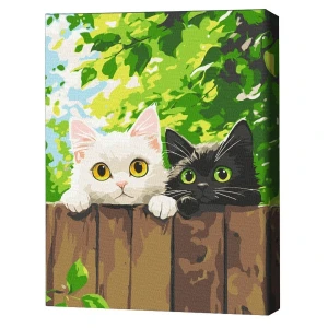 Pictură pe numere 30*40 сm (fără cutie) – cercetașii pufoși