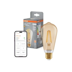 Лампа светодиодная филаментная smart+ matter 6 вт e27 2400 k 220 - 240 в osram Thumbnail 3