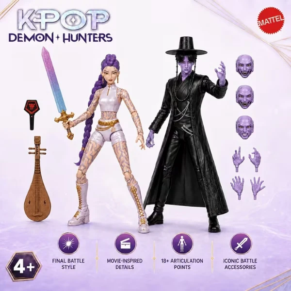 Набор фигурок k-pop охотники на демонов «руми и джину: финальная битва», 2 шт. 13
