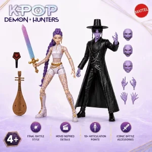 Набор фигурок k-pop охотники на демонов «руми и джину: финальная битва», 2 шт. Thumbnail 13