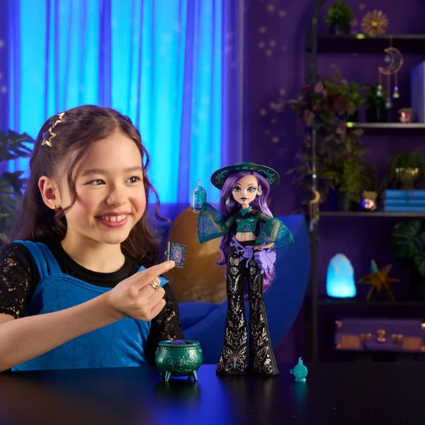 Set de joacă monster high moonspell magic „willow thorne” cu accesorii 7
