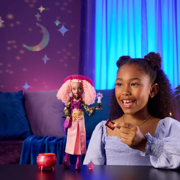Игровой набор monster high moonspell magic «рэй люмина» с аксессуарами 7