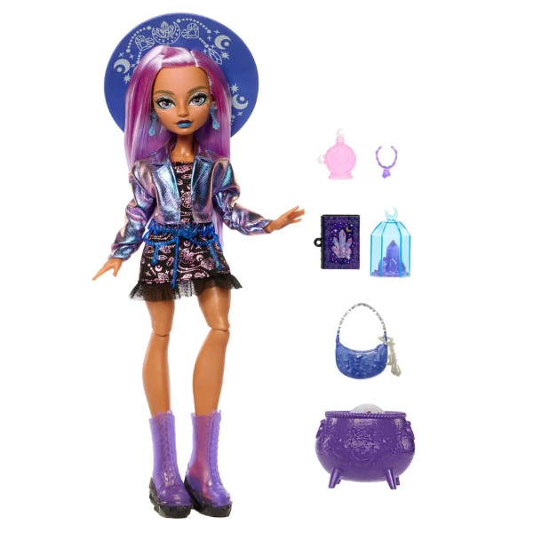 Set de joacă monster high moonspell magic „layla stone” cu accesorii 5