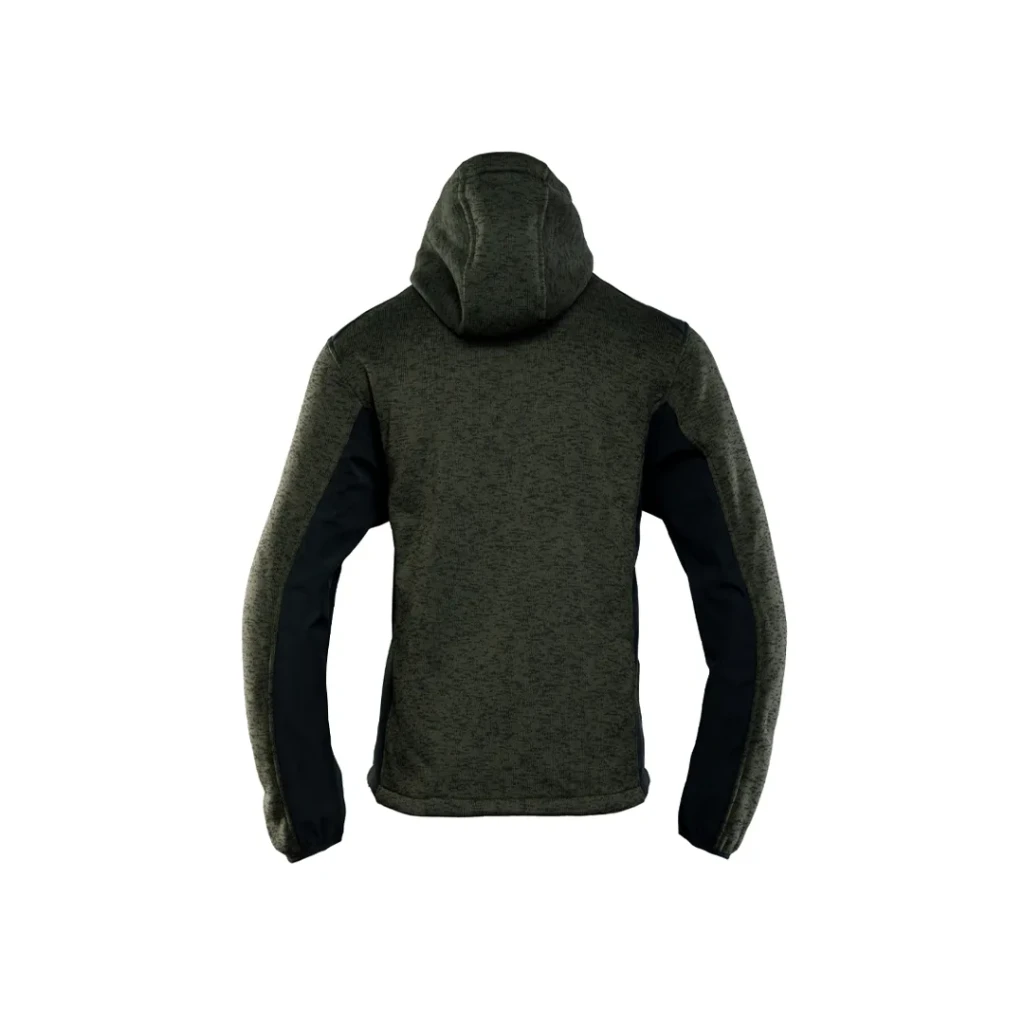 Hanorac cu glugă zip-up s kaki seven kings 3