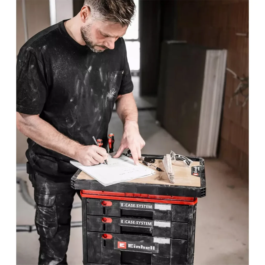 Suprafața de lucru 84 kg e-case plastic/lemn einhell 3