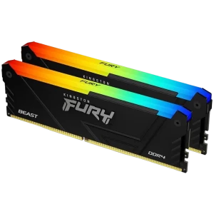 Оперативная память Kingston FURY Beast RGB, DDR4 SDRAM, 3600 МГц, 16 ГБ, KF436C17BB2AK2/16