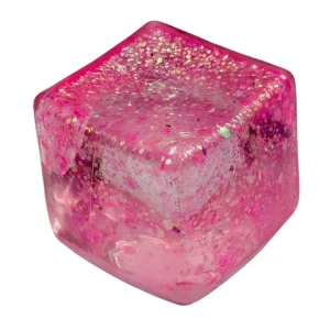 Антистресс-куб «magic glitter ice cube» с блестками, 5×5×5 см Thumbnail 2