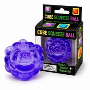 Антистресс-куб "needoh: magic bubble cube", 5×5×5 см, фиолетовый