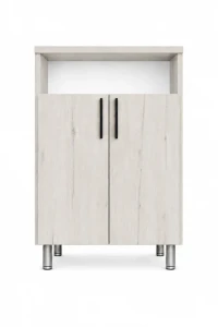Dulap imprimanta cu 2 uși stejar alb - 600*340*800mm