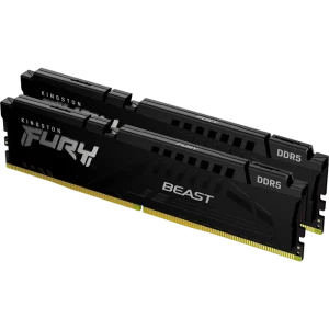 Оперативная память Kingston FURY Beast, DDR5 SDRAM, 5600 МГц, 128ГБ, KF556C36BBEK2-128