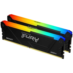 Оперативная память Kingston FURY Beast RGB, DDR4 SDRAM, 3600 МГц, 32 Гб, KF436C18BB2AK2/32