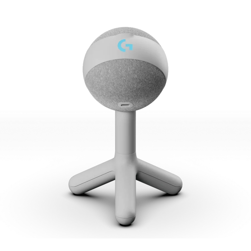Microfon gaming logitech yeti orb rgb, usb, alb 10